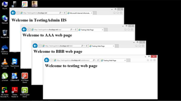 three Virtual directory